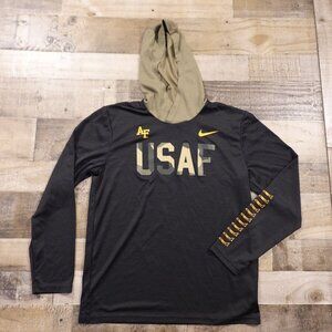 Nike USAF Air Force Academy Dri-FIT Color Block Intensity Hoodie Men's Medium